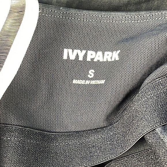 Ivy Park Beyoncé Mesh Panel One Piece Bodysuit Swimsuit Black Athletic Sz S - Picture 12 of 15